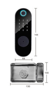 Khóa viền vân tay 3#